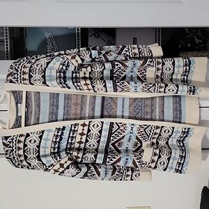Lucky Brand Long Cardigan Aztec Sweater